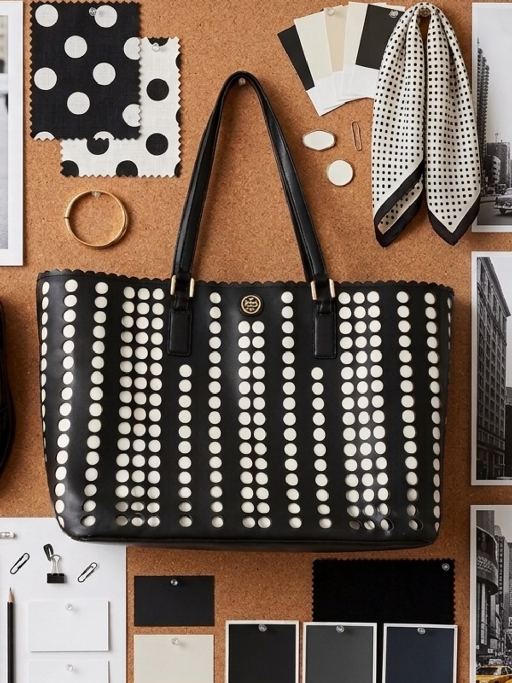 Tory Burch Lily Polka Dot Tote